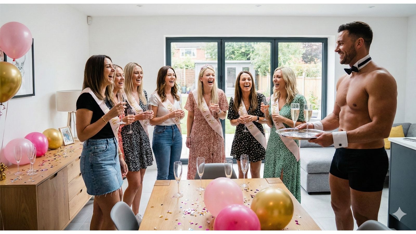 Buff Butlers in Surrey hosting a birthday party